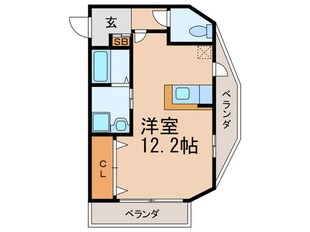 キングスコ－ト桑津の物件間取画像